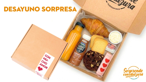 Regala el mejor desayuno por sólo 14,20€  con Sorprende con Dulz