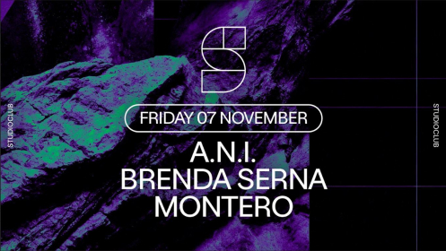 STUDIO x A.N.I. / BRENDA SERNA / MONTERO: 7 de noviembre
