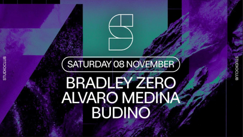 STUDIO x BRADLEY ZERO / ALVARO MEDINA / BUDINO: 8 noviembre