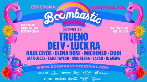 Entrada Día Jueves 24  Boombastic Costa del Sol
