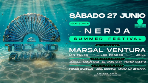 Entrada general para Techno Flamenco en Solaris Nerja: 27 junio