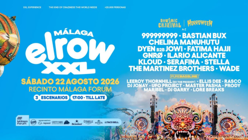 Entrada para elrow Málaga XXL el 22 de agosto por 30€