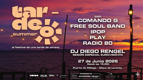 Entrada + consumición para el Tardeo Summer por 25€