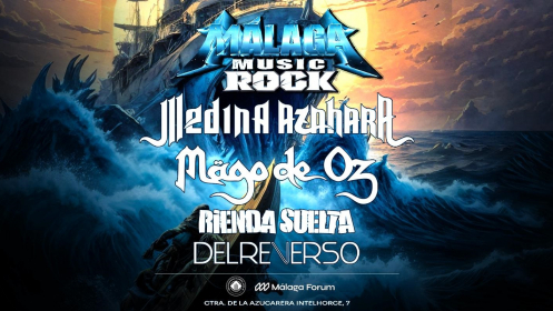 Entrada para el Málaga Music Rock el 3 de octubre.