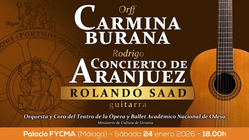Entrada doble para Carmina Burana y el Concierto de Aranjuez