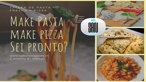 Taller de Pasta Fresca y Pizza en Sabor a Nápoles por solo 20€