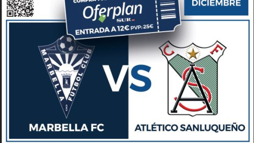 Entradas para el partido Marbella F.C. vs - Atlético Sanluqueño