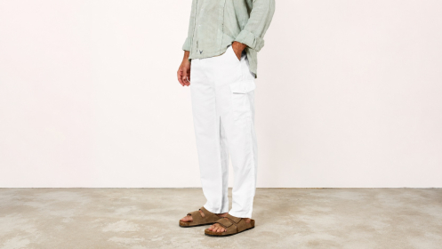 Llévate el pantalón de lino de moda de Bumpers por 39,95€