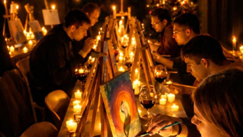 Candle Art & Wine entre semana por sólo 29€