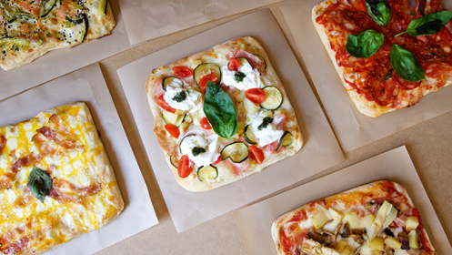 MENÚ INDIVIDUAL DE PIZZA O FOCACCIA A ELEGIR CON BEBIDA